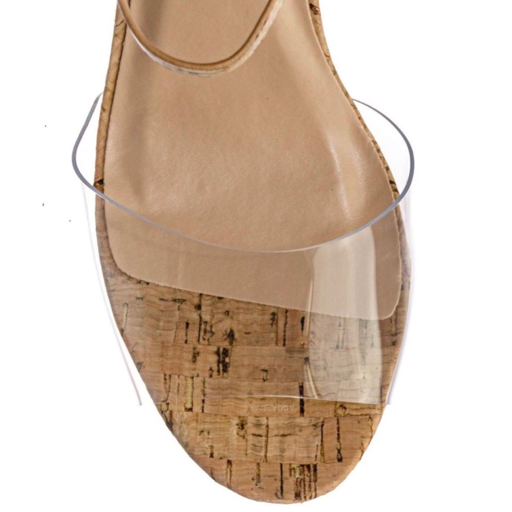 Clear Band Corked Platform High Heel - Picture 6 of 9